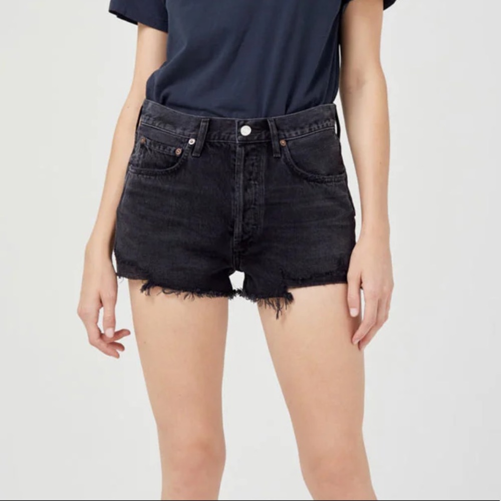 AGOLDE WOMEN'S PARKER VINTAGE CUT-OFF SHORT